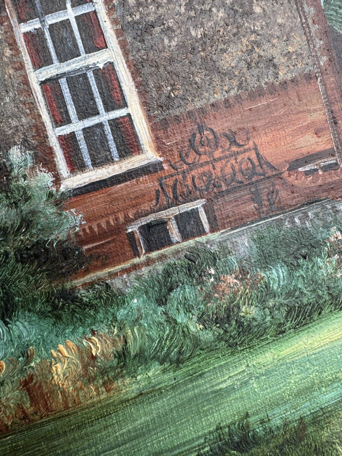 photo for sale Mid Century  1970 Vintage Windmill Oil Paintings Suffolk Norfolk Artworks