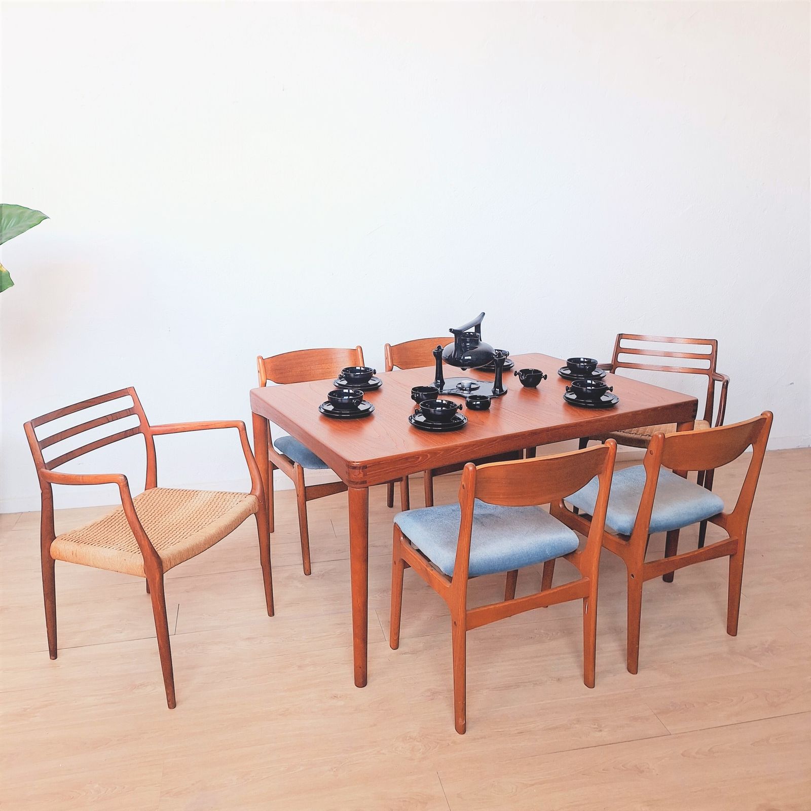 Extendable Teak Dining Table By Henry Walter Klein For Bramin, 1960s