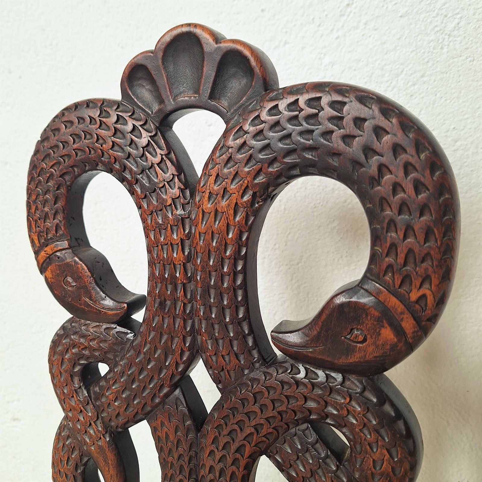 Swiss Alps Folk Art Escabelle Wooden Chair, 1820s photo for sale