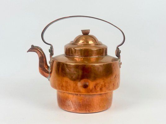 Swedish Copper Teapot, 1890s