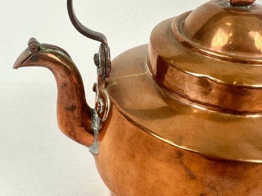 photo for sale Swedish Copper Teapot, 1890s