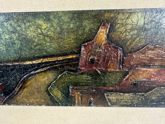 Expressionist Composition, 1969, Mixed Media photo for sale