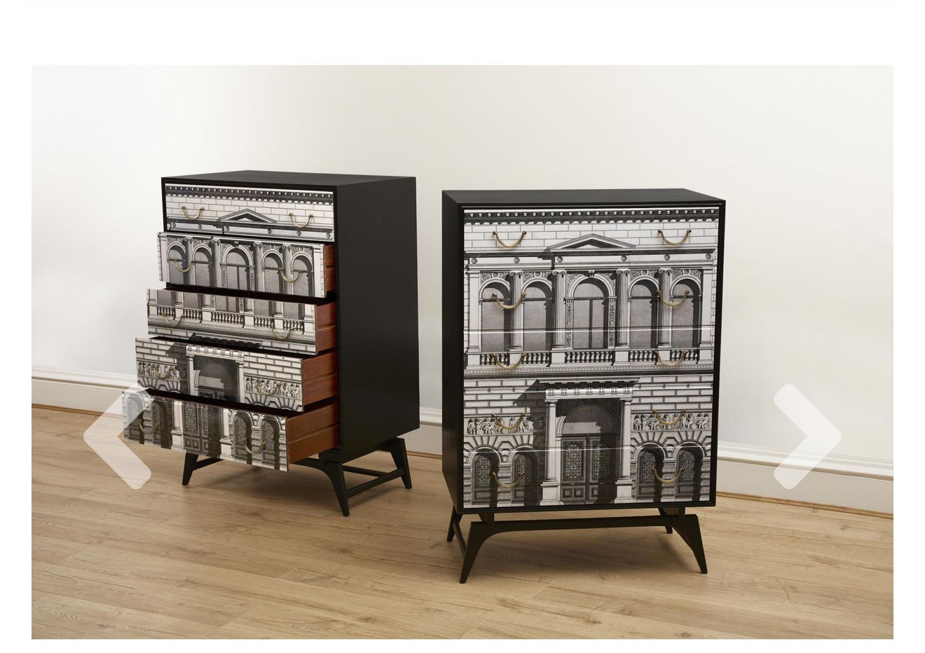 Vintage 1950s 60s Chest Buffet In The Manner Of Fornasetti Gio Ponti Italian photo buy