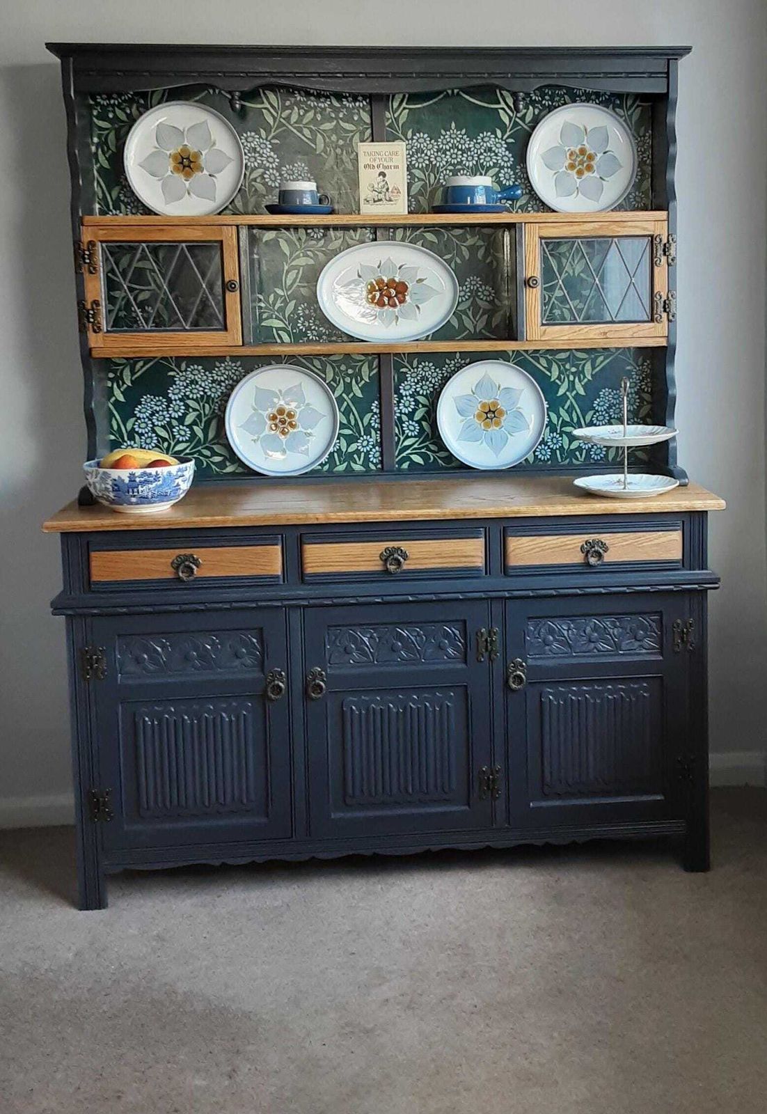 Oak Welsh Dresser., 1950s, Vintage