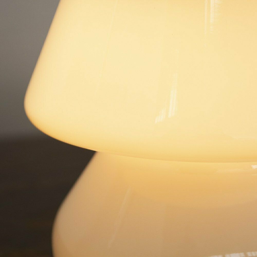 Italian Murano Glass Mushroom Lamps, 1990s, Set Of 2 photo vintage