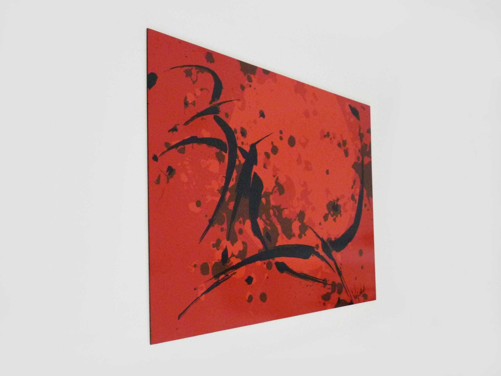 Robert Wogensky (1919 2019)   In Flight. Limited Edition Pressed Painting By Formica photo furniture