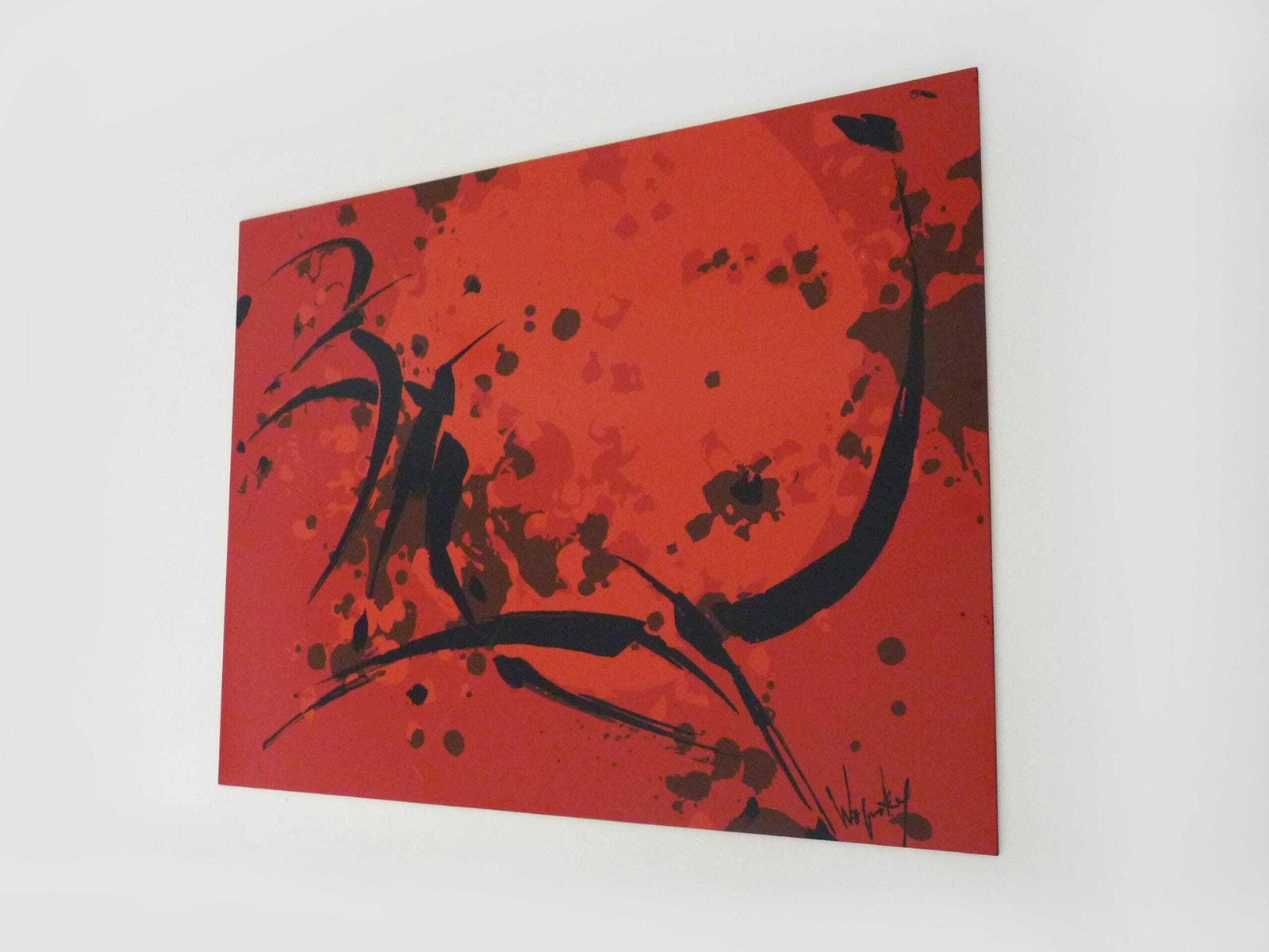 Robert Wogensky (1919 2019)   In Flight. Limited Edition Pressed Painting By Formica photo for sale