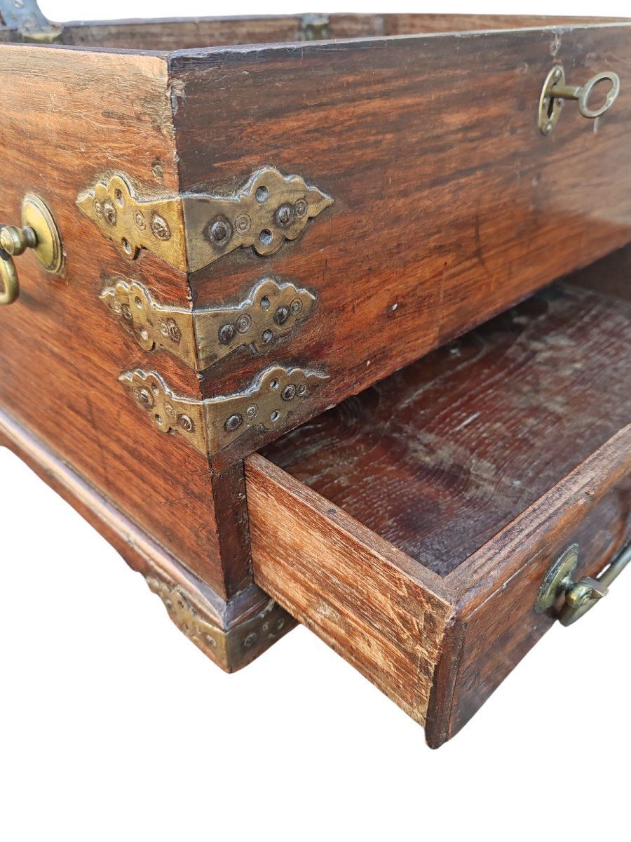 Home Decor 18th Century Indo Portuguese Colonial Box photo