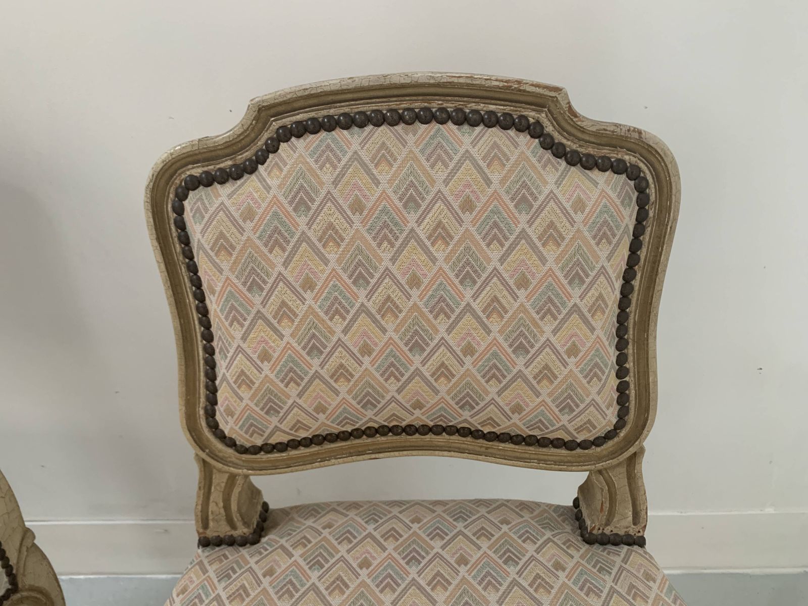 Pair Of Louis XV Style Lounge Chairs / 20th Century photo 376.125