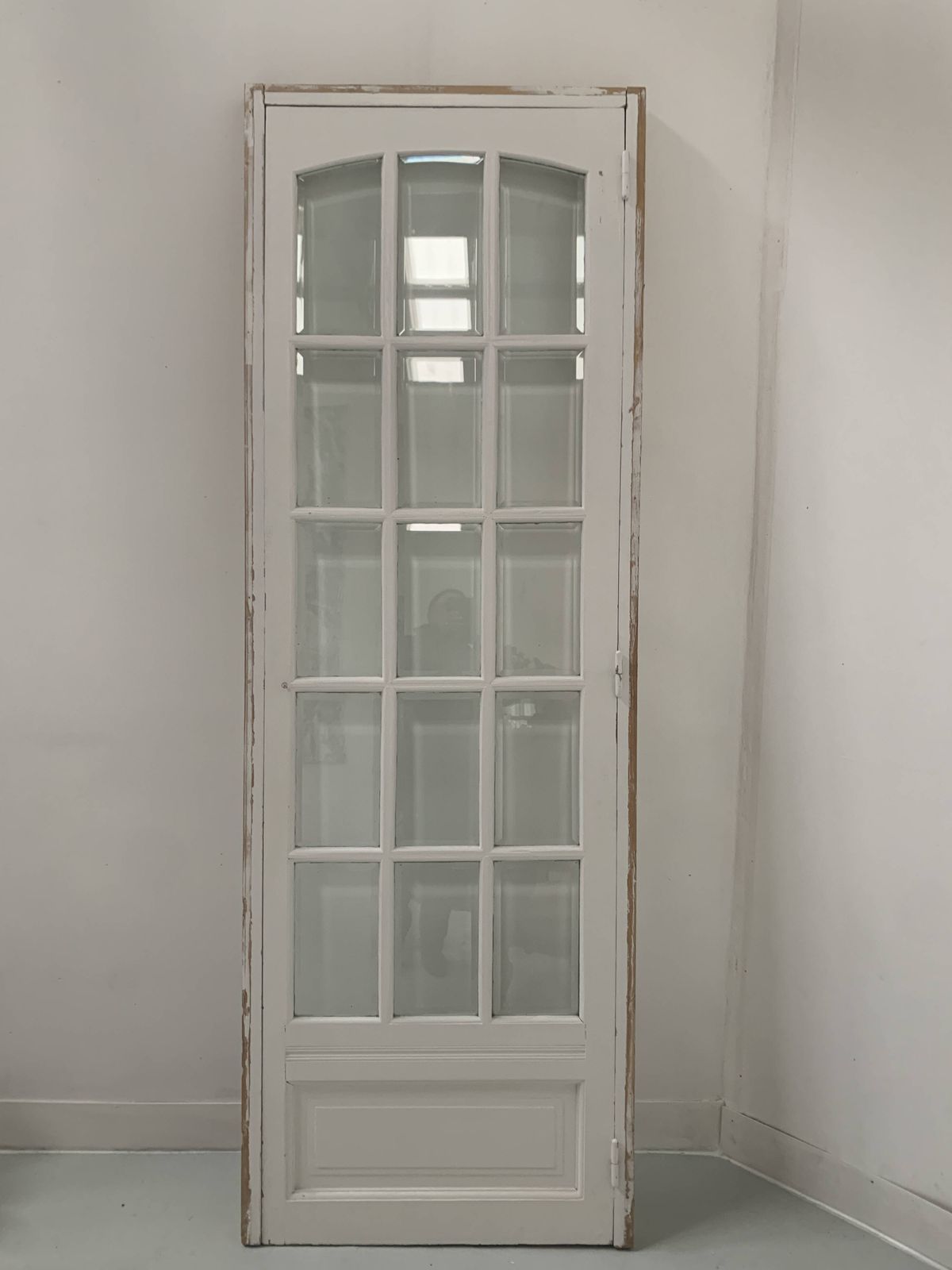 Partition Doors A Small Beveled Tiles 20th Century photo Home Fixtures
