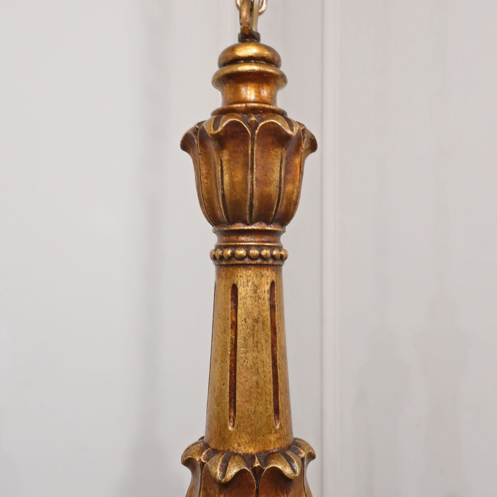 photo furniture Early 20th Century Italian Florentine Giltwood Chandelier