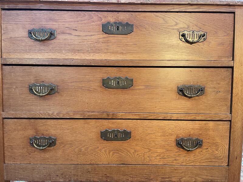 Commode Chêne époque Art Déco   Art Nouveau photo vintage