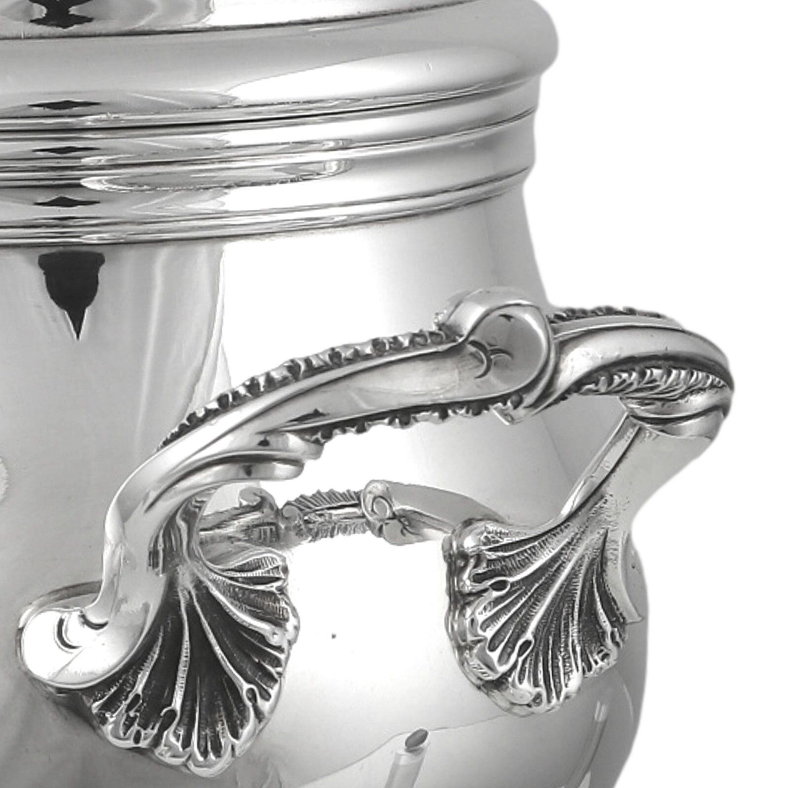 Christofle Silver Plate Marly / Pompadour Pattern Lidded Sugar Bowl 5 1/2" photo furniture