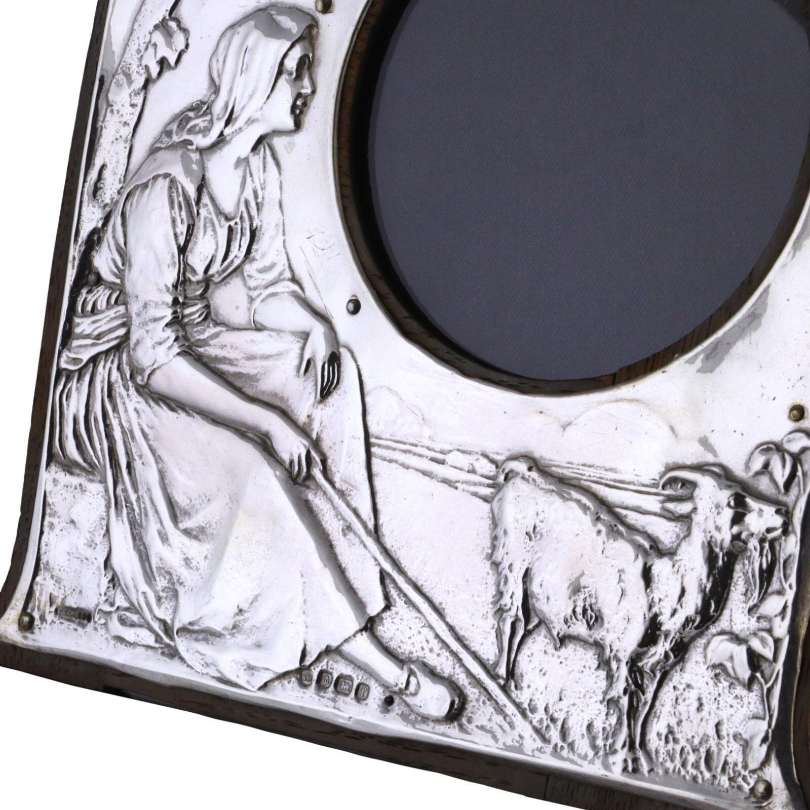 Antique Sterling Silver Charles S Green Arts And Crafts Photo Frame 1905 photo furniture