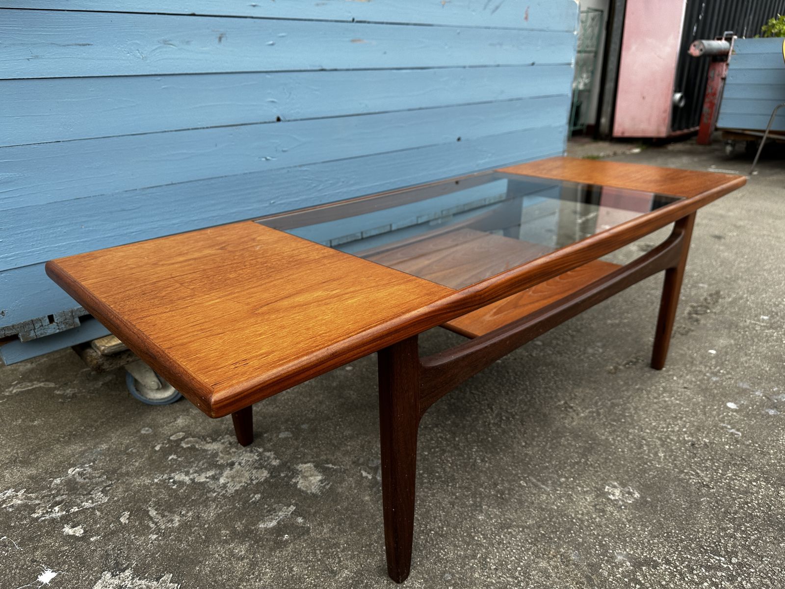 G Plan Mid Century Fresco Glass Top Coffee Table photo furniture