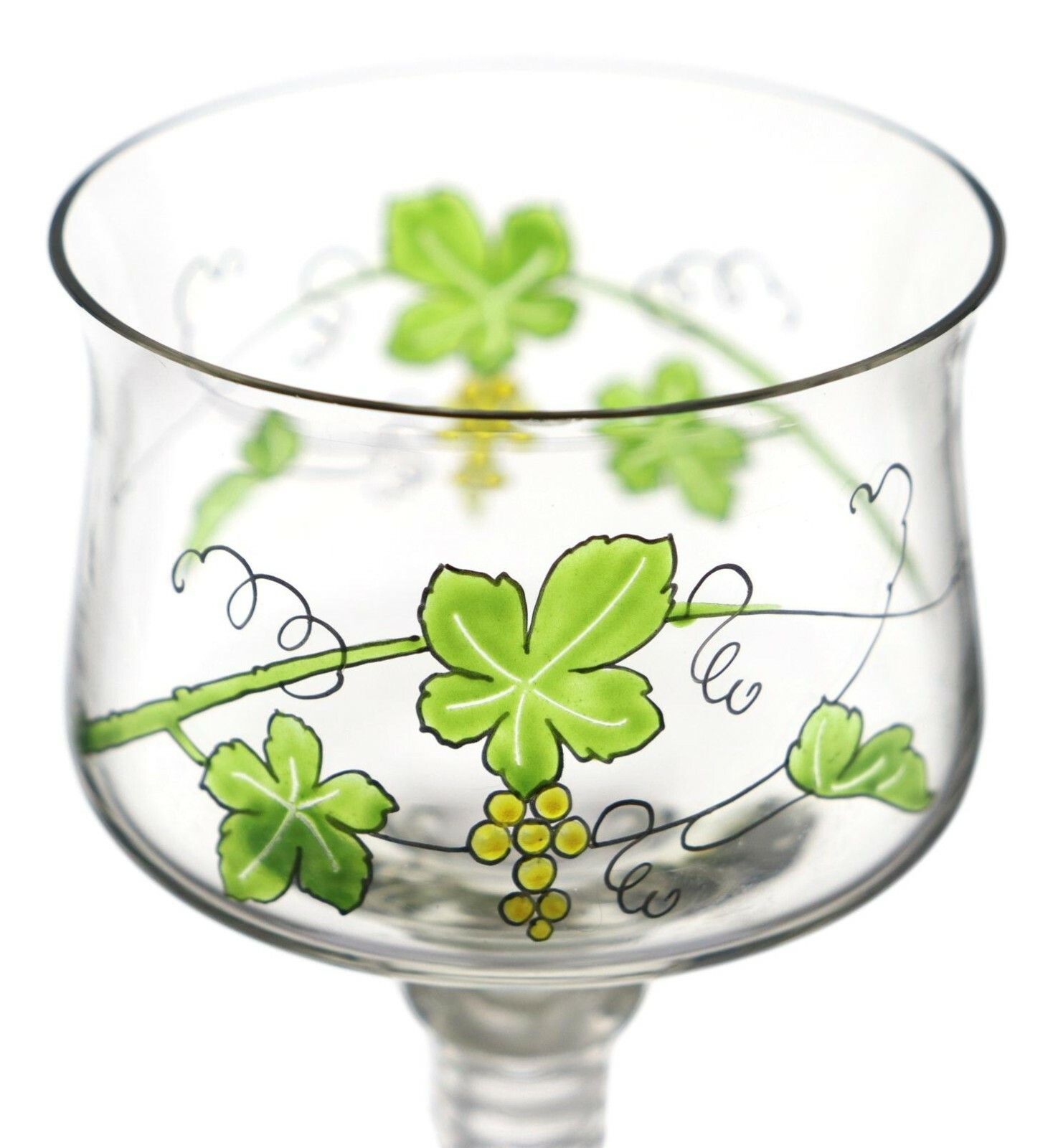 Theresienthal Glass Set Of 6 Roemer / Hock Wine Glasses Hans Christiansen photo for sale