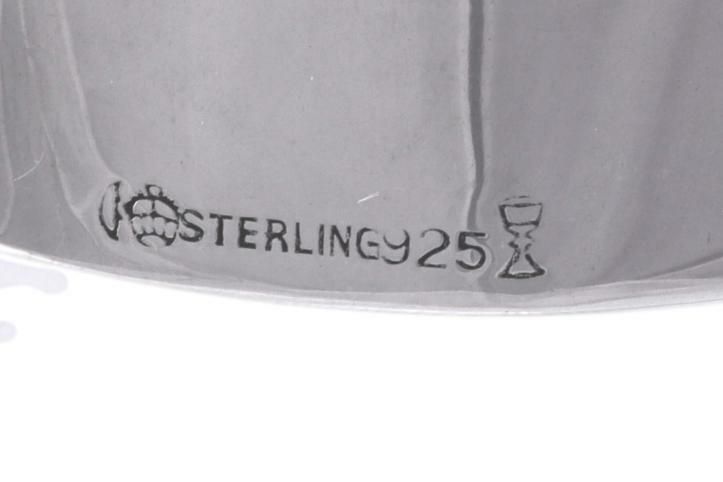 Vintage  Sterling Silver Otto Walter Modernist Candlestick Circa 1970 photo Home Decor