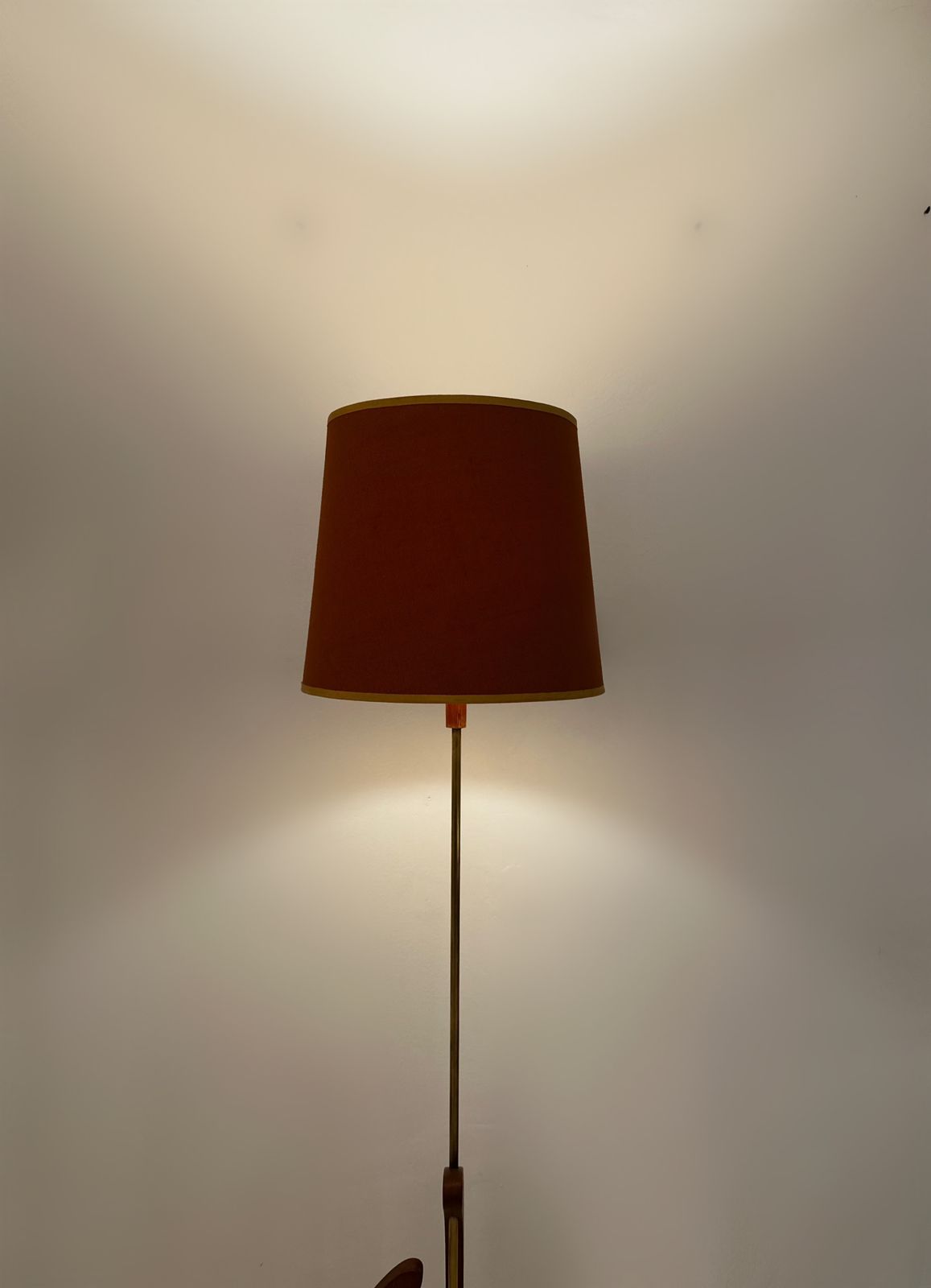 Mid Century One Off Sculptural Teak Standard Floor Lamp, 1948 photo 495.0