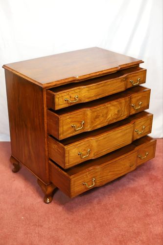 Lovely Anglo Indian Campaign Style Chest Of Drawers photo Furniture