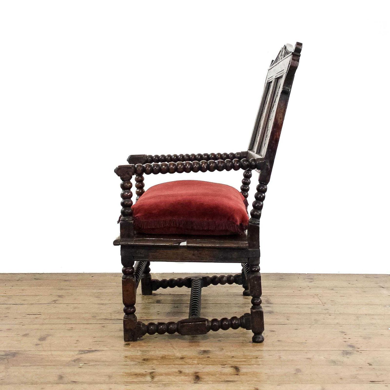 Antique 18th Century Bobbin Oak Armchair | Antique Chair | Antique Seating | Victorian Antiques | Early Antiques (M 5911) photo 795.0