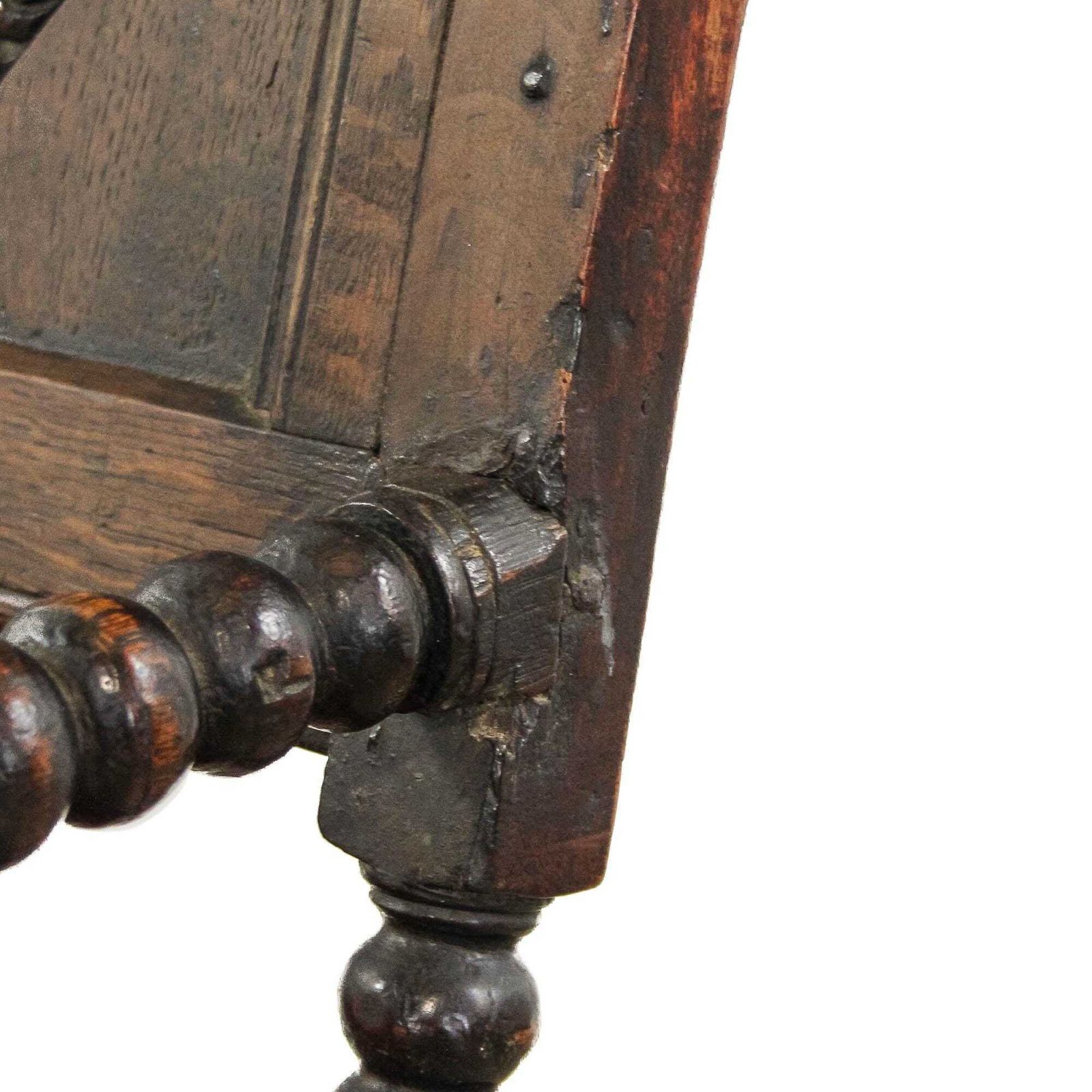 Antique 18th Century Bobbin Oak Armchair | Antique Chair | Antique Seating | Victorian Antiques | Early Antiques (M 5911) photo vintage