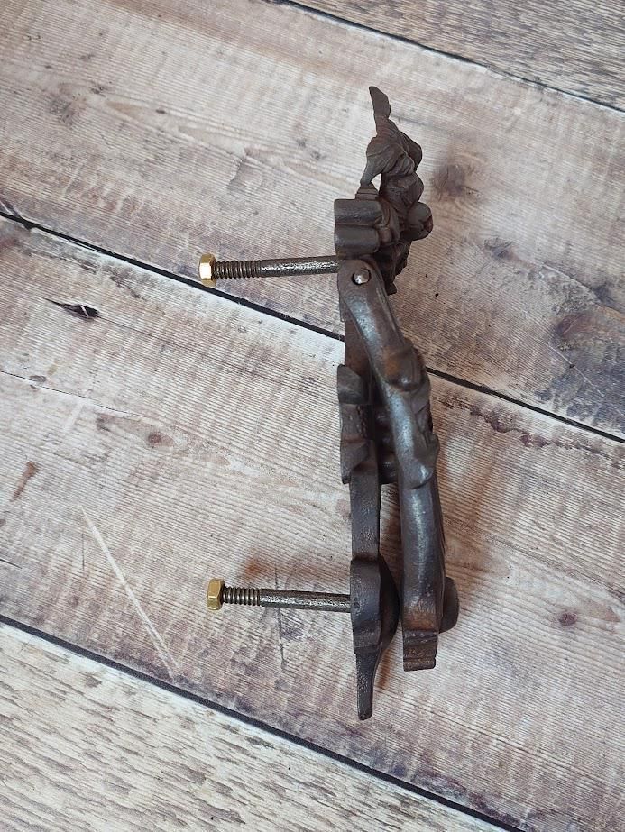 Victorian Kenrick 296 Iron Door Knocker, Heavy Antique Door Knocker, Victorian Kenrick Door Knocker photo vintage