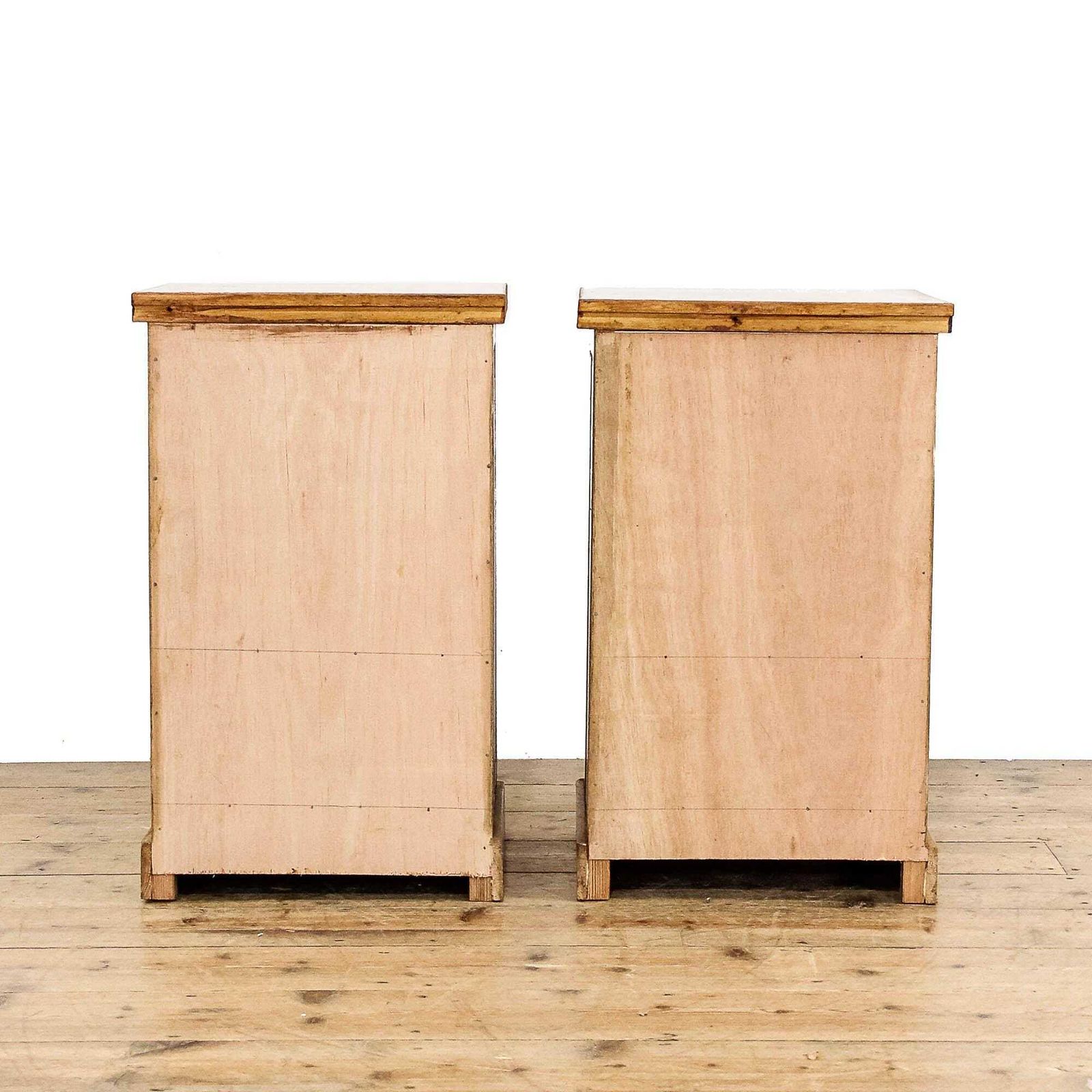 Pair Of Rustic Bedside Cabinets | Bedroom Storage | Pair Of Cabinets | Pitch Pine Chest | Reclaimed Cabinets (M 5864) photo 495.0