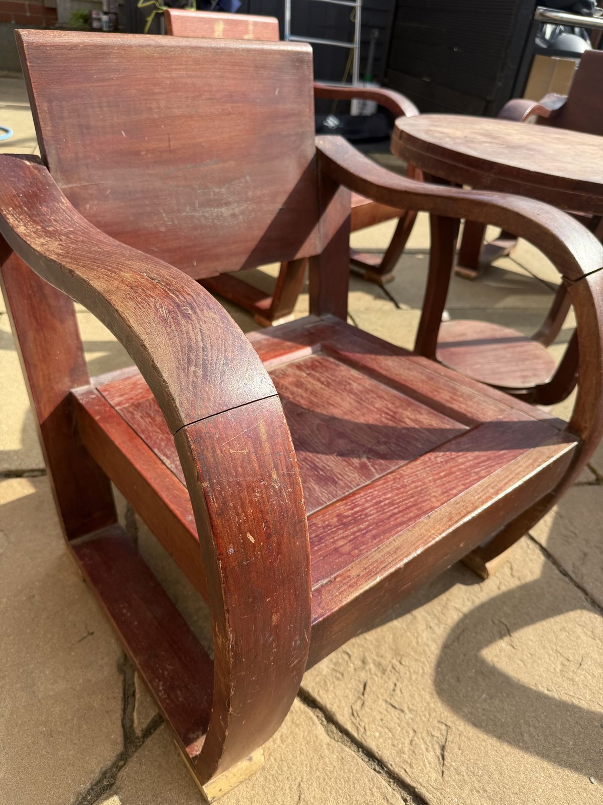 Low Bentwood Armchair / Coffee Set photo buy