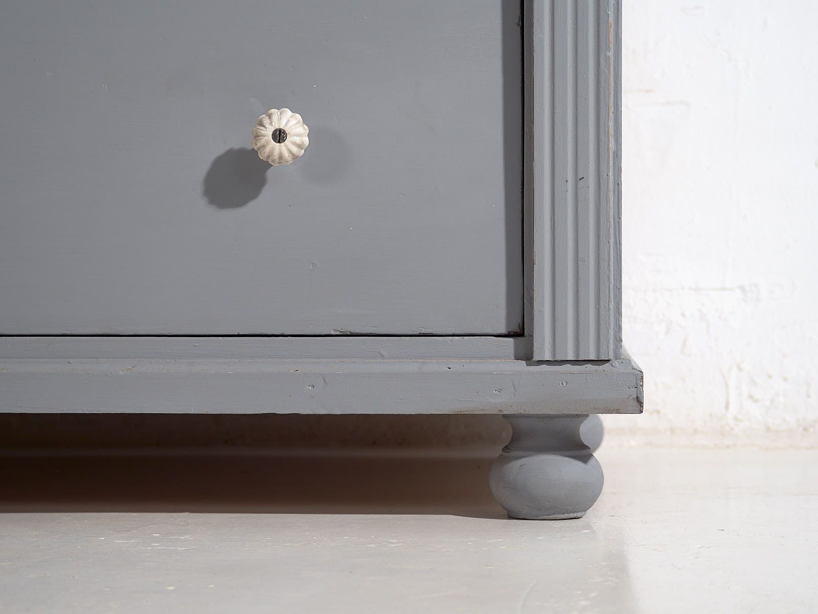 photo for sale Antique Gray Chest Of Drawers (C.1920) #19