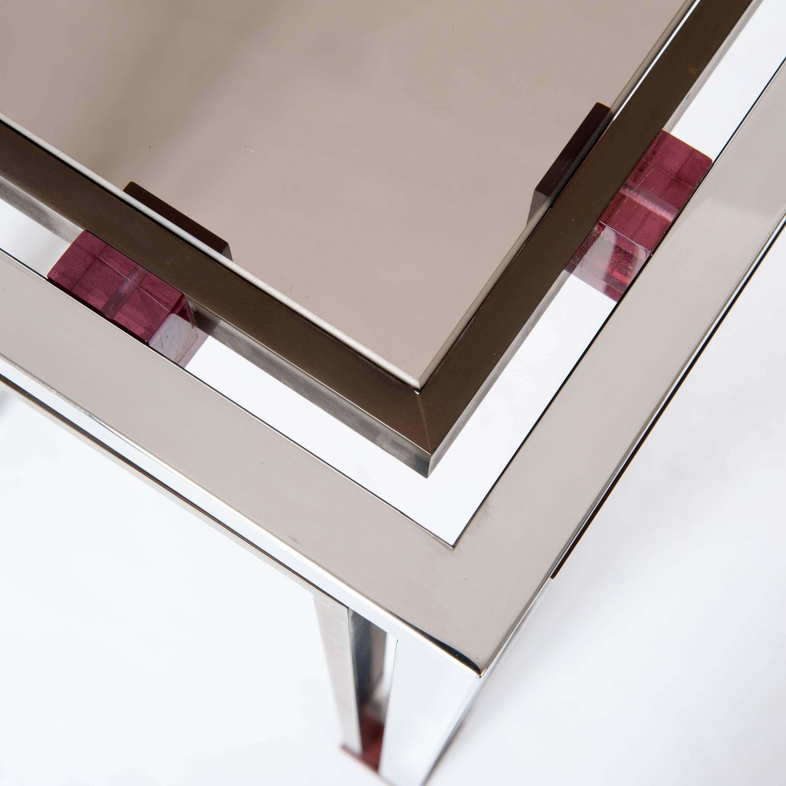 Mid Century Italian Chrome   Bronze   Bakelite Console Table By Romeo Rega 1970s photo Furniture
