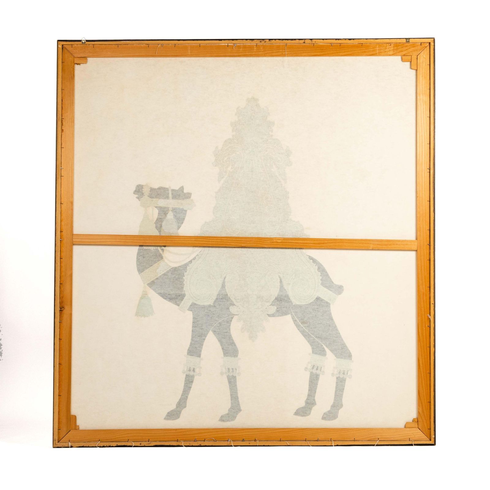 Painting Of A Stylized Oriental Camel By Fabbriziani And Calandra Italy 1970s photo buy