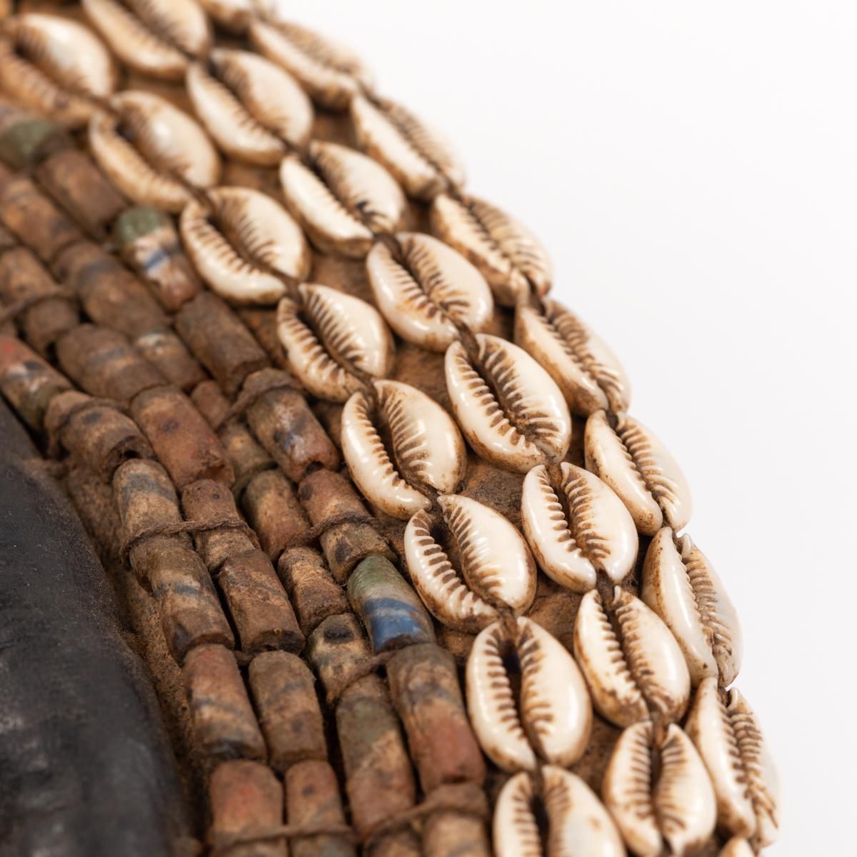 photo buy African Dan Yakuba Guard Mask Small Shells And Bells From The Ivory Coast 1970s