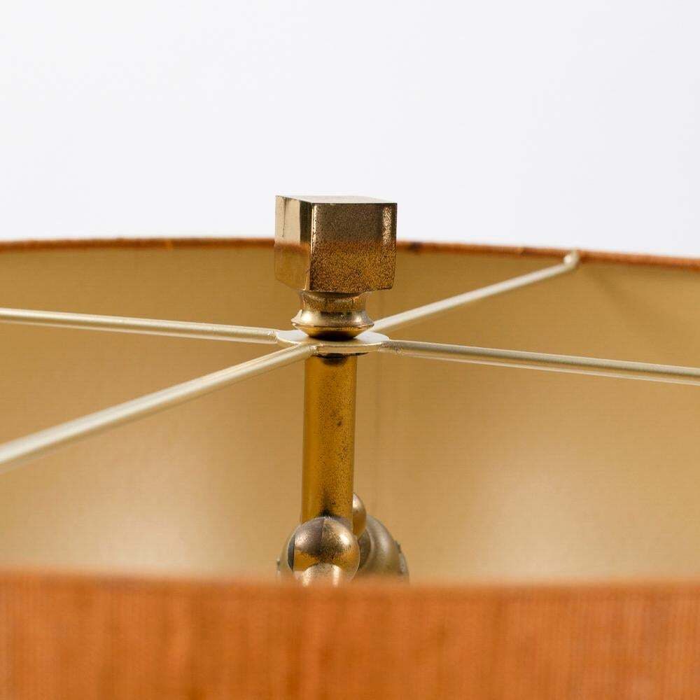 photo buy Pair Of Italian Mid Century Acrlyic Table Lamps Gilded Base By F. Loffredo 1970s