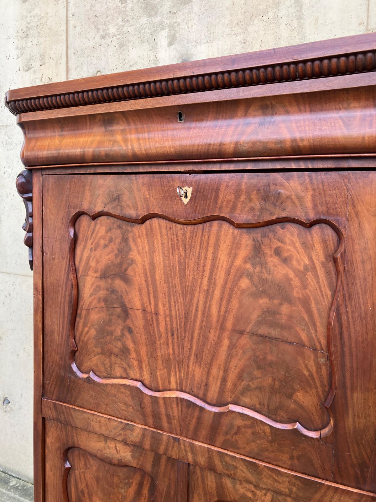 photo furniture Antique French Secretaire / Bureau In Mahogany