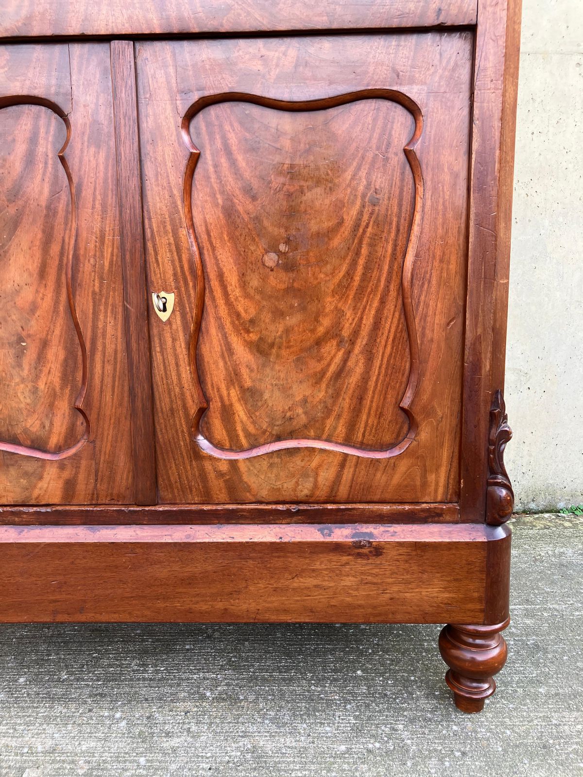 photo for sale Antique French Secretaire / Bureau In Mahogany