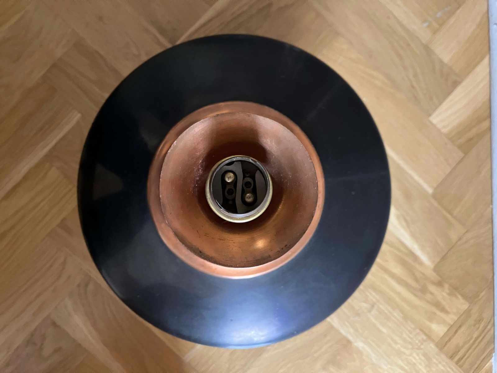 Midcentury Copper Crafts Ltd Copper Lamp Made In Africa photo vintage