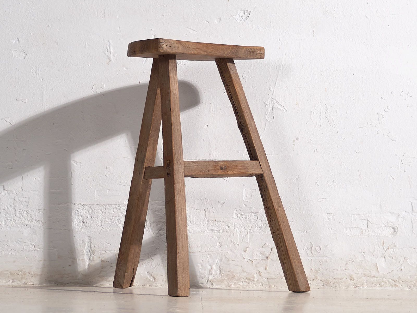 Antique Wabi Sabi Style Stool (C.1900) #6 photo furniture