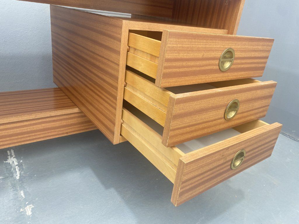 Furniture Czechoslovak Vintage Desk From The 1980s photo