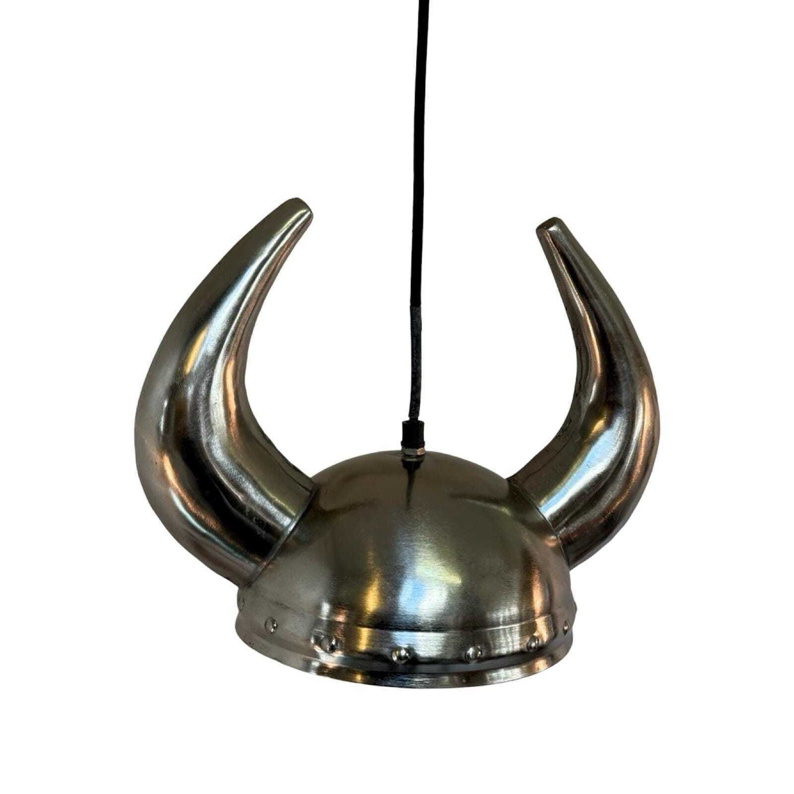 Kare Design   Pendant Lamp Model 'Viking'   Helmet Shaped Ceiling Lamp, Marked And Including The Canopy photo for sale