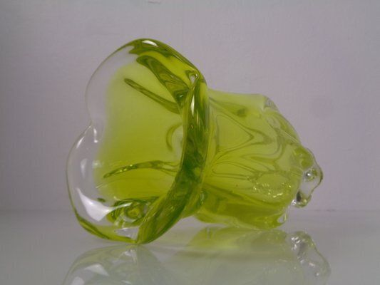 photo vinterior Czech Glass Vase By Josef Hospodka, 1960s