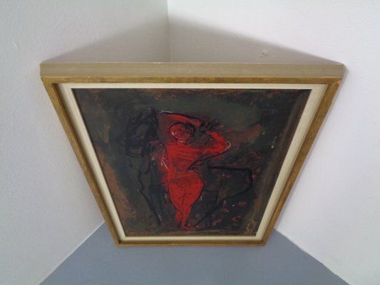 After Marino Marini, Dancer, 1960s, Artwork On Wood photo 377.0