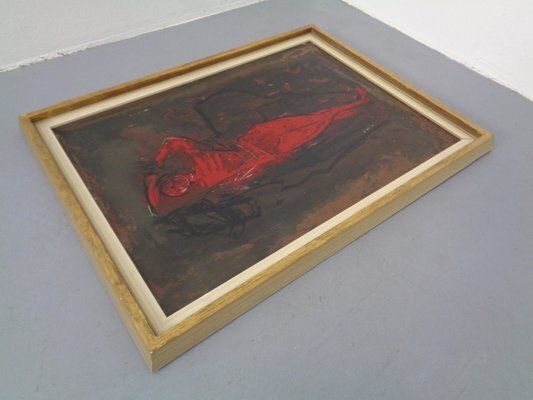 377.0 After Marino Marini, Dancer, 1960s, Artwork On Wood photo