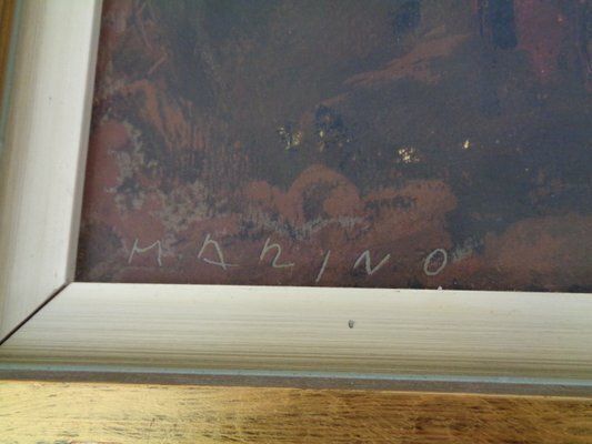 photo vintage After Marino Marini, Dancer, 1960s, Artwork On Wood
