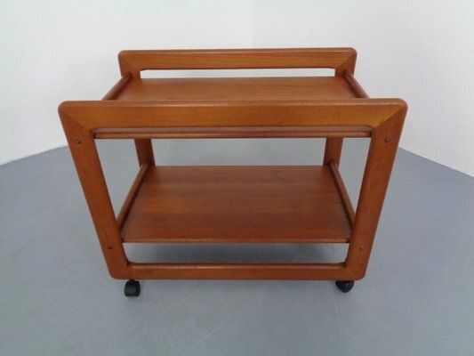 544.0 Large Teak Bar Cart From Tarm Stole Møbelfabrik, Denmark, 1960s photo
