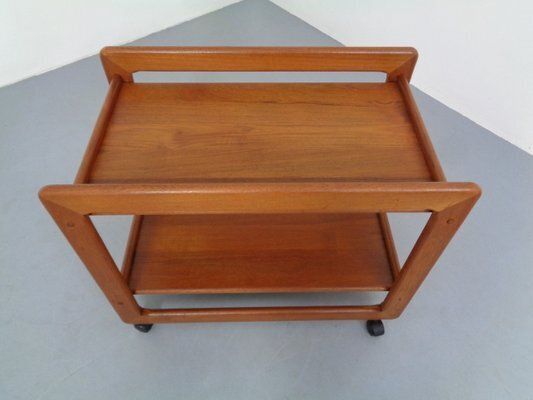 photo buy Large Teak Bar Cart From Tarm Stole Møbelfabrik, Denmark, 1960s