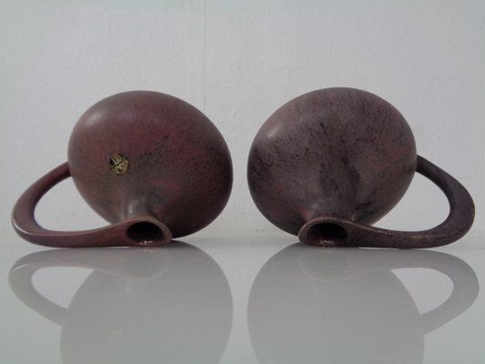 photo buy German 313 Ceramic Vases By Kurt Tschörner For Ruscha, 1960s, Set Of 2