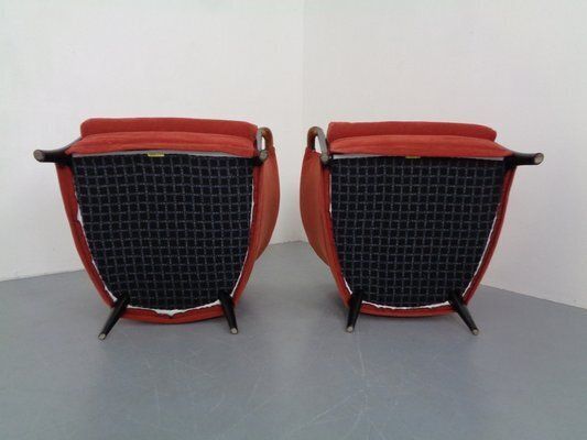 2301.0 Set Of Progetti Lounge Chairs By Umberto Asnago For Giorgetti, 1980s, Set Of 2 photo