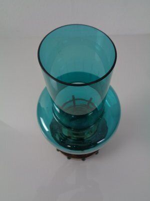 Dutch Copper And Glass Oil Lamp By Nanny Still For Raak, 1960s photo vinterior