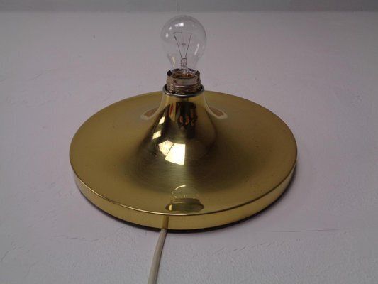 Space Age Golden Wall Lamp From Doria Leuchten, 1960s photo furniture