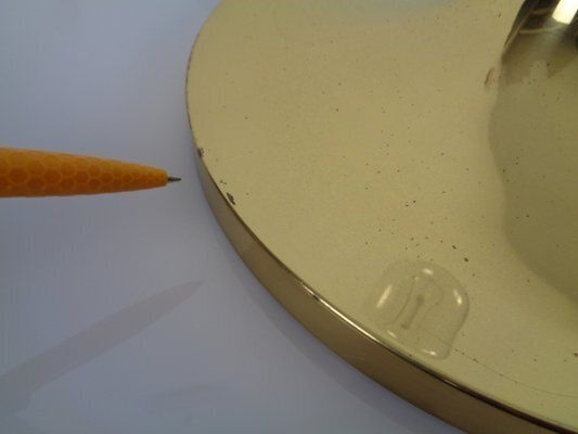 167.0 Space Age Golden Wall Lamp From Doria Leuchten, 1960s photo